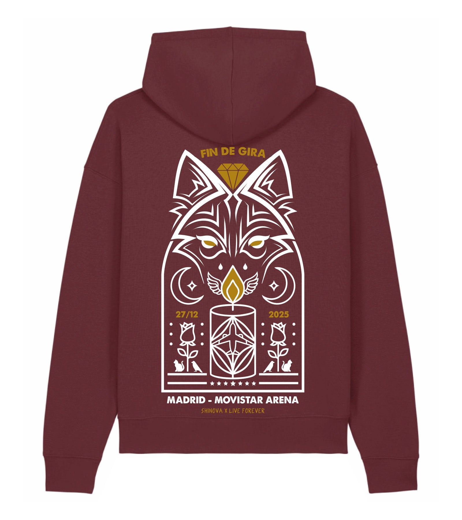 Sudadera Fin de Gira Granate