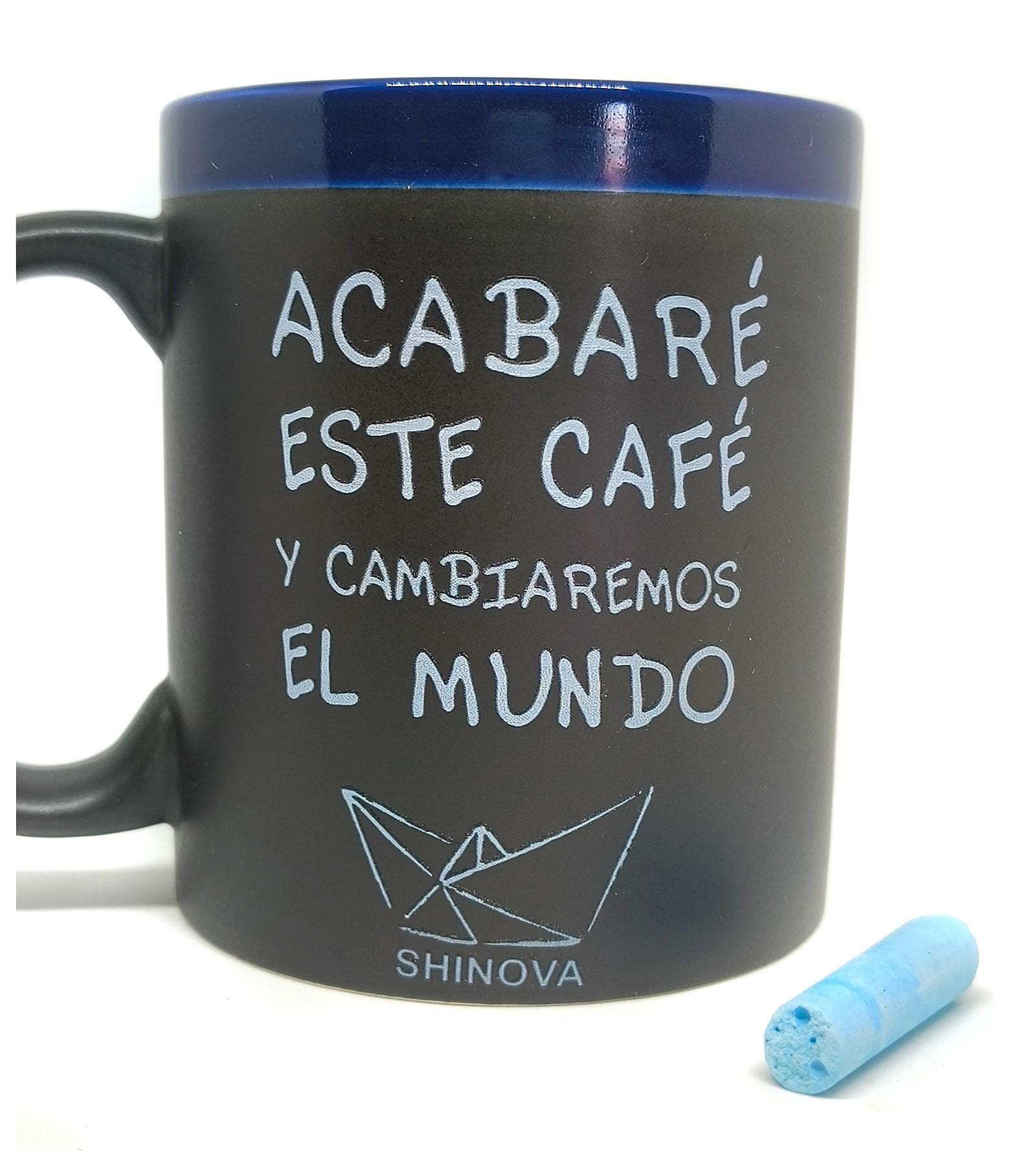 Taza Acabaré Tiza Azul