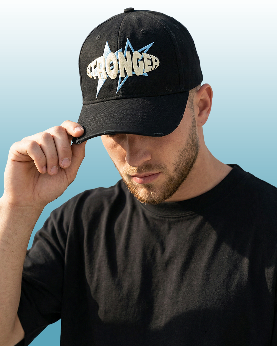 Stronger Cap Black