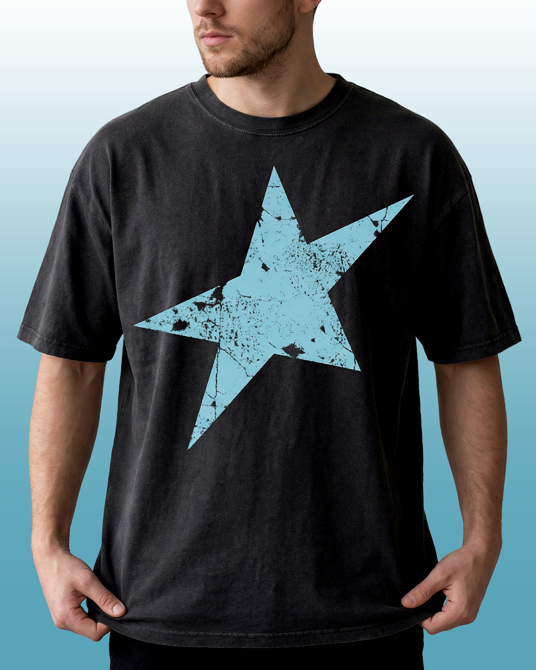 Stronger Unisex T-shirt Black Oversize
