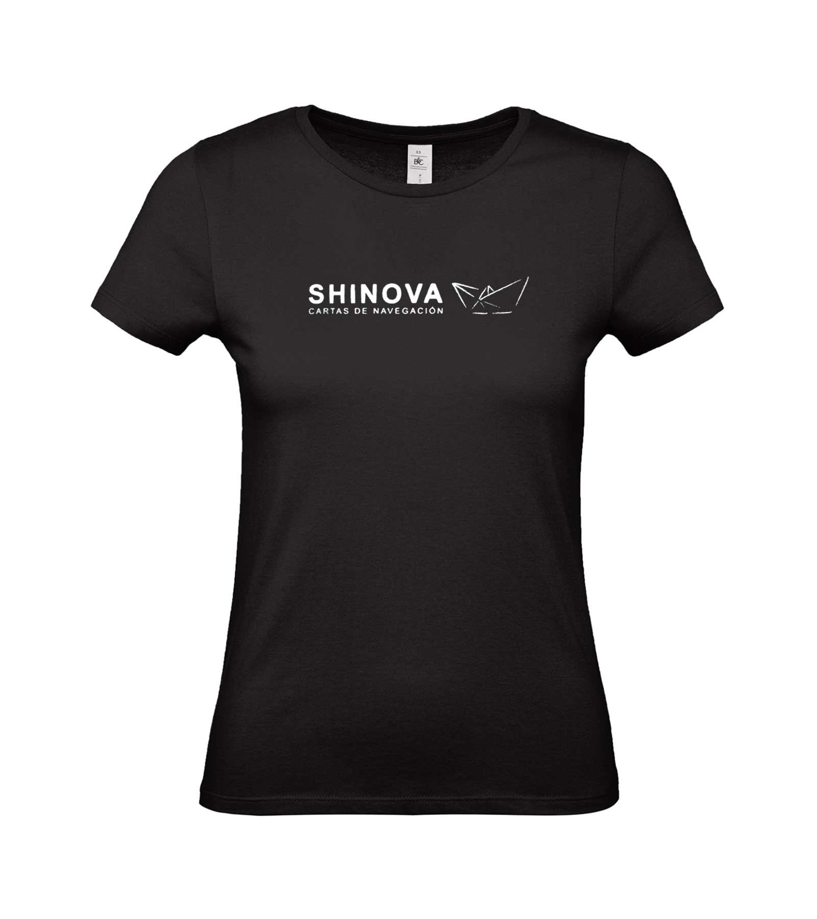 Camiseta cartas de navegación de mujer