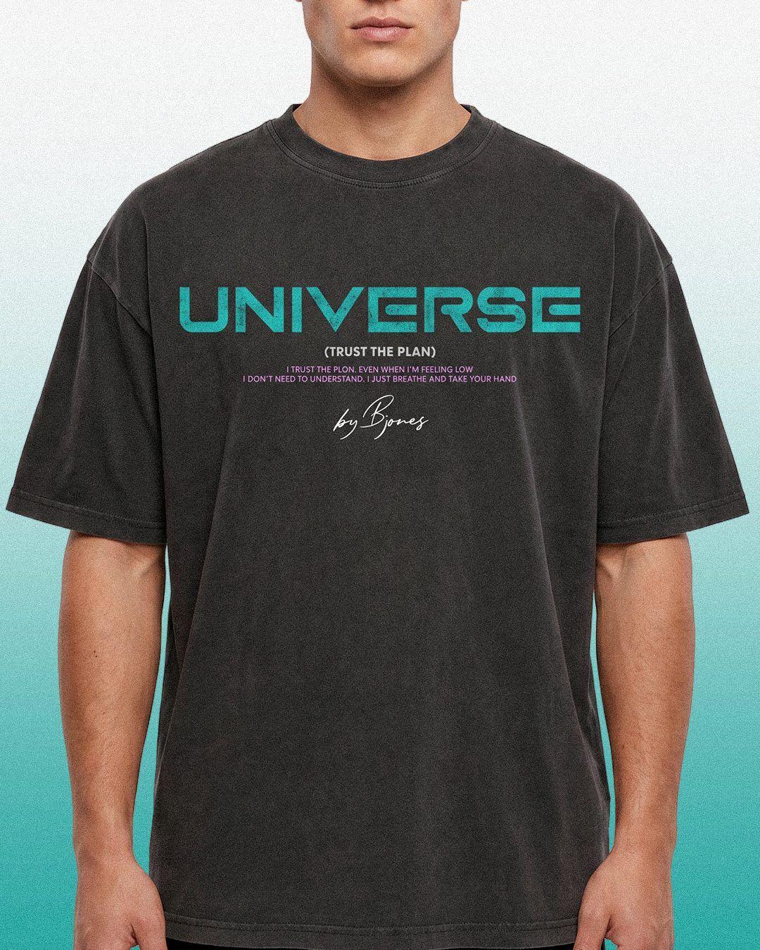 Universe Unisex T-shirt White Oversize