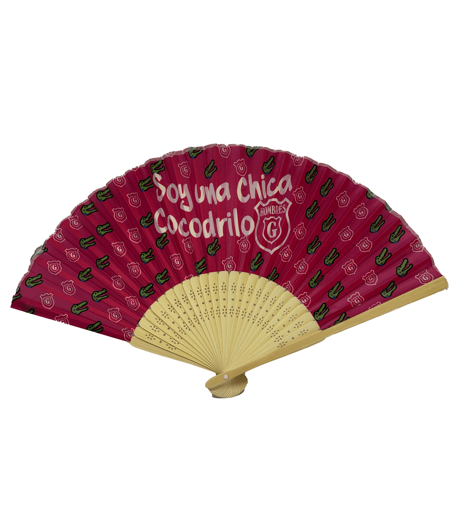 Abanico "Chica Cocodrilo"