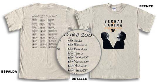 Camisetta "Gira 2007"