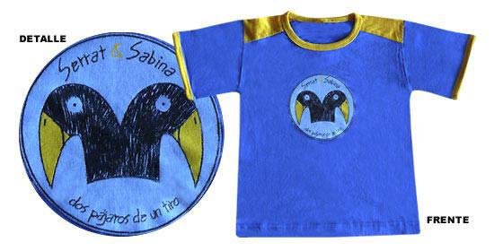 Camiseta niños "2 Pájaros"