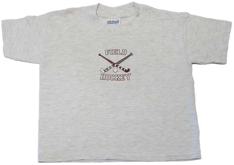 Camiseta de niños gris "Field Hockey"