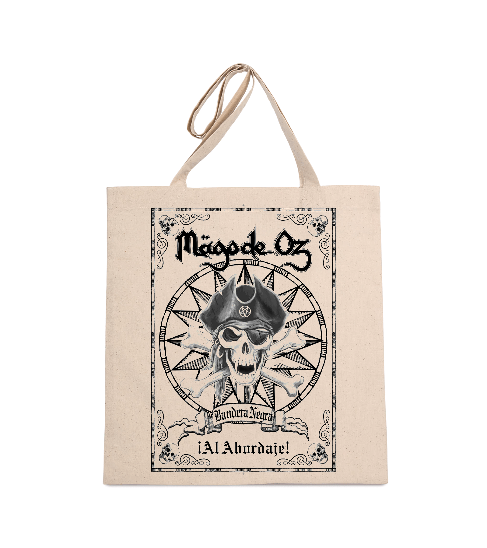 Bolsa Tote Bandera Negra